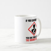 Waarschuwing Kosmische Horror Cthulhu Lovecraft Koffiemok (Voorkant rechts)