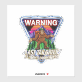 Waarschuwing Laatste Aanhanger Is Geklaard Tijdens Sticker