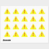 Waarschuwing Labels Driehoek Stickers (Vel)
