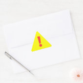 Waarschuwing Labels Driehoek Stickers (Envelop)