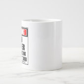 Waarschuwing Latijnse leraar hard werken stoort ni Grote Koffiekop (Voorkant)