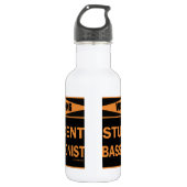 Waarschuwing! Leerling Bassonist. Waterfles (Voorkant)