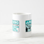 Waarschuwing: let op vliegende objecten! koffiemok (Center)