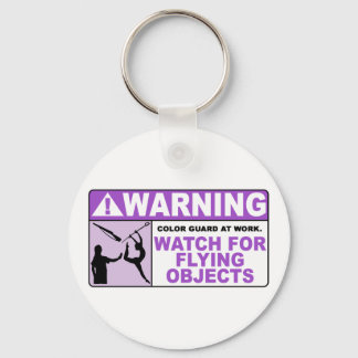 WAARSCHUWING Let op vliegende objecten! Sleutelhanger