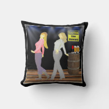 Waarschuwing Line Dansers Vrouwen Op Dance Floor