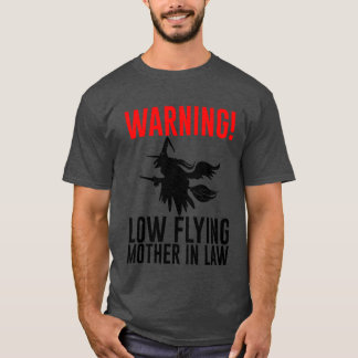 Waarschuwing Low Flying Mother in Law Boy T-shirt