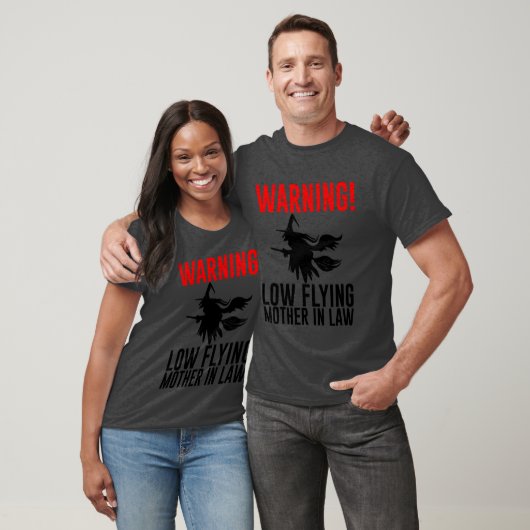 Waarschuwing Low Flying Mother in Law Boy T-shirt (Unisex)