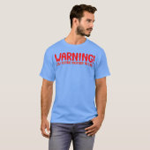 Waarschuwing Low Flying Mother In Law jongen grapp T-shirt (Voorkant volledig)
