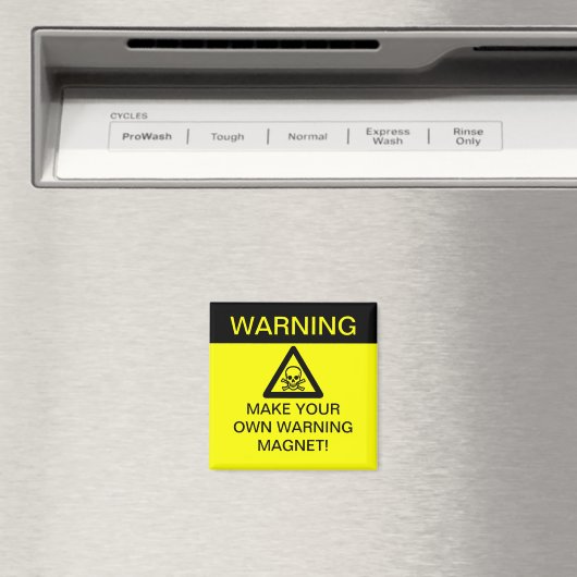 WAARSCHUWING - Maak je eigen (!) Magneet (Insitu (Vaatwasser))