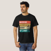 Waarschuwing-mag-beginnen-praten-over-mijn-landy T-shirt (Voorkant volledig)