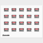 Waarschuwing MAID OF HONOR Sticker (Vel)