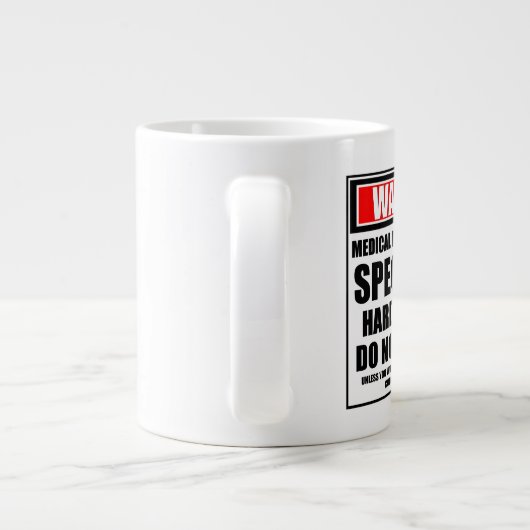 Waarschuwing Medische facturerings- en coderingssp Grote Koffiekop (Achterkant)