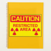 Waarschuwing met betrekking tot stralingsgevaar in planner (Voorkant)