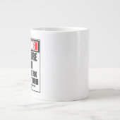 Waarschuwing Meubilair, hard op het werk Grote Koffiekop (Voorkant)