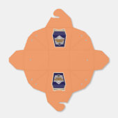 Waarschuwing Misfortuin Koekjes Halloween Slogan Bedankdoosjes (Uitgevouwen)