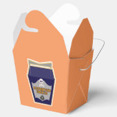 Waarschuwing Misfortuin Koekjes Halloween Slogan Bedankdoosjes (Geopend)