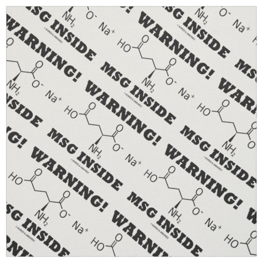 Waarschuwing! MNG binnen chemisch molecuul Stof (Swatch)