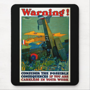 Waarschuwing! Muismat