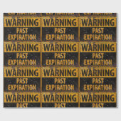 WAARSCHUWING na het verstrijken van de afgelopen p Cadeaupapier (Vlak)