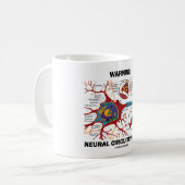 Waarschuwing! Neurale Circuitry Inside (Neuron Syn Koffiemok (Voorkant links)