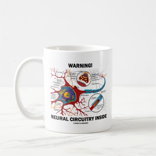 Waarschuwing! Neurale Circuitry Inside (Neuron Syn Koffiemok (Links)