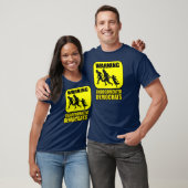 Waarschuwing: Niet-gedocumenteerde democraten T-shirt (Unisex)
