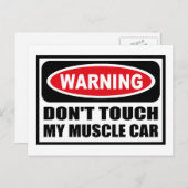 Waarschuwing NIET MEER DAN MIJN Briefkaart VAN DE  (Voorkant / Achterkant)