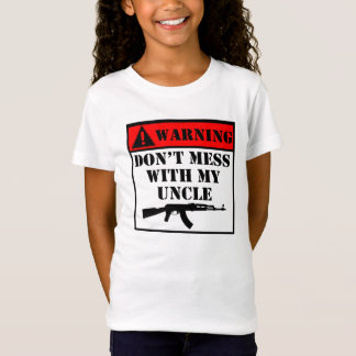 Waarschuwing Niet minder met mijn oom T-shirt