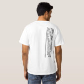 Waarschuwing nr. 4 van de chirurg-generaal t-shirt (Achterkant volledig)