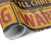 WAARSCHUWING Nr. tot Kerstmis niet tekenen Cadeaupapier (Rol Hoek)