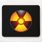 Waarschuwing nucleaire straling muismat (Voorkant)