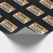 Waarschuwing Officiële tienerjongens Meisjes 13e v Cadeaupapier (Hoek)