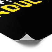 Waarschuwing Officiële volwassene 18e verjaardag Poster (Hoek)