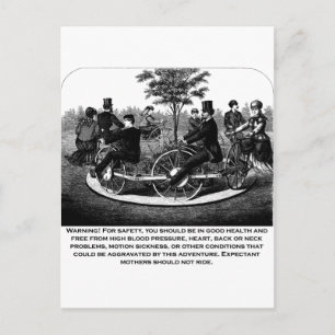 Waarschuwing Onderzetter Briefkaart