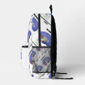 Waarschuwing! Ontdooide geest in de Humor van het  Bedrukte Rugzak (Rechts)