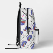 Waarschuwing! Ontdooide geest in de Humor van het  Bedrukte Rugzak (Links)