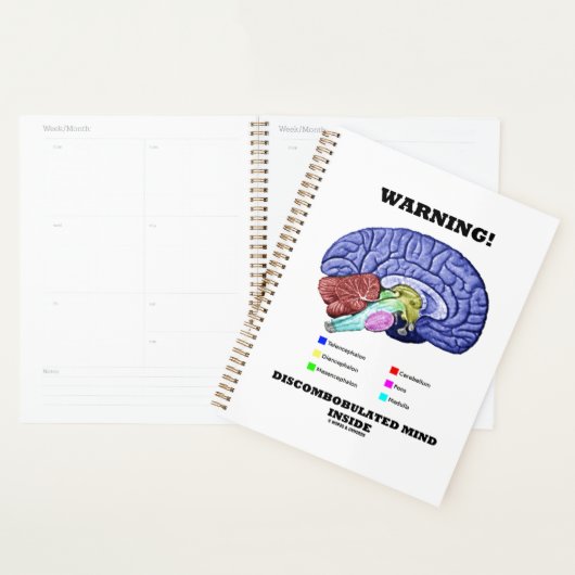 Waarschuwing! Ontdooide geest in de Humor van het  Planner (Display)