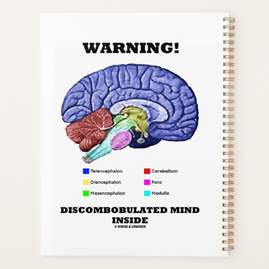 Waarschuwing! Ontdooide geest in de Humor van het  Planner (Achterkant)