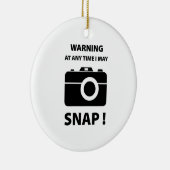 Waarschuwing op elk moment dat ik kan klikken keramisch ornament (Rechts)