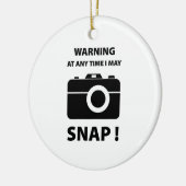 Waarschuwing op elk moment dat ik kan klikken keramisch ornament (Links)