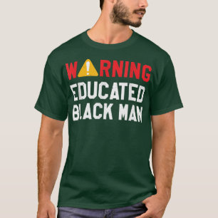 Waarschuwing Opgericht zwart Man Gelijke rechtenGi T-shirt