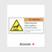 Waarschuwing Oppervlakte Label AB23 (Vel)