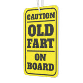 Waarschuwing Oude scheet aan boord Grappige Verjaa Luchtverfrisser (Links)