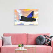 WAARSCHUWING OVER DE FABRIKANT F2Y Zee Dart Canvas Afdruk (Insitu (Woonkamer))