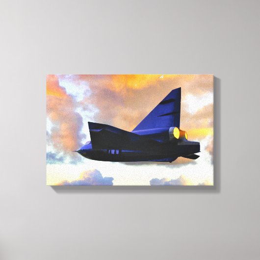 WAARSCHUWING OVER DE FABRIKANT F2Y Zee Dart Canvas Afdruk (Voorkant)