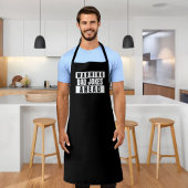 Waarschuwing pa Jokes Ahead Schort