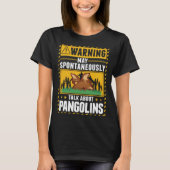 Waarschuwing Pangolin T-shirt (Voorkant)