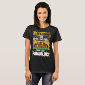 Waarschuwing Pangolin T-shirt (Voorkant volledig)