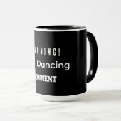 Waarschuwing! Papa gaat zo dansen Mok (Voorkant rechts)