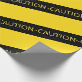 Waarschuwing Party Decor Cadeaupapier (Hoek)